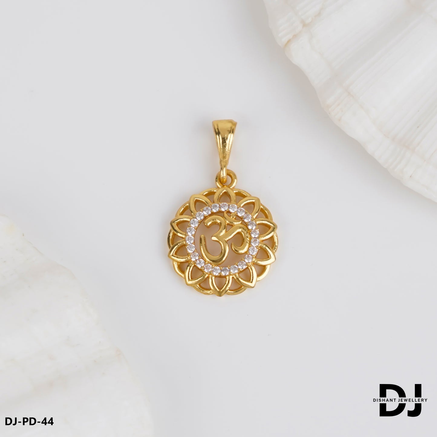New Superior Diamond FLOWER OM Pendant for Men.(PD-44)