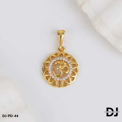 New Superior Diamond FLOWER OM Pendant for Men.(PD-44)